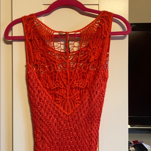 NWOT Guess coral mini dress - Picture 4 of 4
